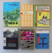 1097 Zestaw 6 Książek : Kreta 41 Polacy w kampanii włoskiej 1943-1945