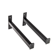 Wspornik Półki Styl Loft Profil Czarny 25cm x 2szt