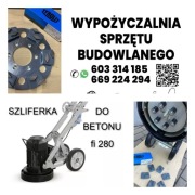 Szliferka do betonu Tyrolit. Wynajem