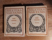 Henryk Sienkiewicz - Krzyżacy, tomy I-II i III-IV, BN