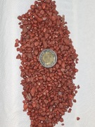 Kamień ozdobny czerwony grys kruszywo czerwone otoczak 