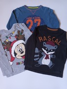 Zestaw ubrań, bluzek chłopięcych r 116