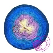 Motki Ombre Bawełna Akryl 3 Nitki 1000 m Magiczne Sploty