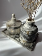 dekoracja domu. zestaw gipsowy. ręcznie wykonany