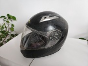 KASK MOTOCYKLOWY M-LINE ECE-R 22.05 XL:61 CZARNY CAŁKOWICIE SPRAWNY