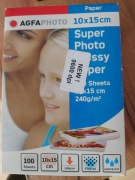 AGFA PHOTO Błyszczący papier fotograficzny 10x15 240g/m²