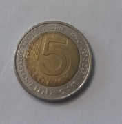 5zl moneta, 100 -lecie, 2018r