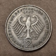 Moneta Niemcy 2 deutsche mark 1989
