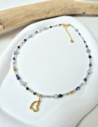 Naszyjnik z kmieni naturalnych choker 40 cm
