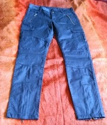 Teddy Smith skinny bojówki granatowe vintage 25 nowe z metką