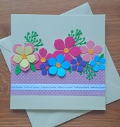 Ręcznie robiona kartka urodzinowa