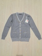 Jasnoszary sweter damski 