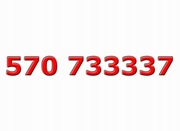 Złoty numer ____ 570 733337 ____ Platynowy - ViP