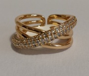 Pierścionek regulowany stal chirurgiczna 