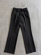 Nowe szare eleganckie wizytowe galowe spodnie w kant Smart Start 140