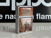 Zapalniczka Zippo Hagia Sophia, Turcja, Chrome, dwustronna
