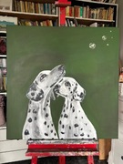 Obraz akrylowy na płótnie pt Zapatrzeni 