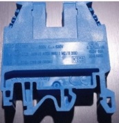 Złączka szynowa ZUG-G6 niebieska 6mm