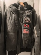 Kurtka Męska Szara Skóra Naturalna Tom Tailor XL Unikat