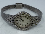 Zegarek Ebel z brylantami białe złoto próba 750