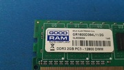 Pamięć RAM 1x2GB DIMM DDR3 GoodRAM GR1600D364L11/2G
