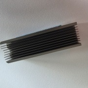 Radiator SSD M.2 2280 NVMe TEUCER heat pipe podwójna rurka cieplna