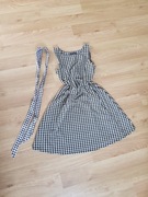 Zimowa sukienka w pepitkę Atmosphere 34/XS krój A grubszy materiał