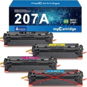 MYCARTRIDGE Tonery do HP 207A Chip 3 kolory HP Color Laserjet Pro MFP
