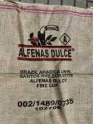 Worek jutowy z namalowanym pięknym tukanem