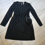 lumina czarna klasyczna sukienka M 38