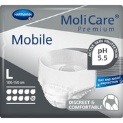 MoliCare Premium Mobile 10/10K roz L majtki chłonne dla osoby leżącej