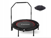 Czerwona trampolina Ø101 cm składana z uchwytem