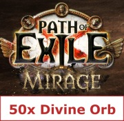 50x Divine Orb Path of Exile PoE Mirage Nowa Liga ONLINE