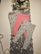 legginsy ocieplane, r. 86-92, 3-pak