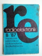 Radioelektronik miesięcznik 8/87  (spis treści na zdjęciu)