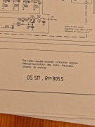 Schemat do radiomagnetofonu Daria RM 805 S DS 517
