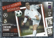 TOPPS MATCH ATTAX 2023/2024 LEGENDARY MOMENT ZINEDINE ZIDANE REAL 446