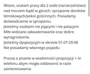 szukam pracy (2osoby)