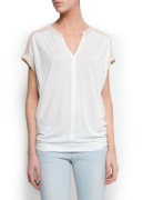 Bluzka letnia MANGO SUIT, krepa, r.L , Lato 2026