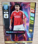 PANINI FIFA 365 2025 GLOW RISING STARS 411 JOAO NEVES BENFICA