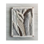 obraz punch needle boho floral natural