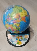 Globus interaktywny j. Niemiecki Clementoni do nauki 