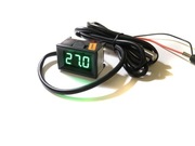 mini cyfrowy TERMOMETR samochodowy LED 12V 24V