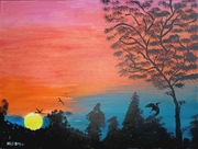 obraz akrylowy tytuł- Miedzy wschodem a zachodem 