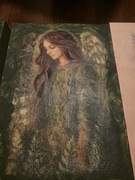 Anioł obraz decoupage 