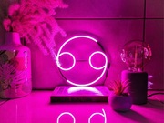 NEON RAK CANCER ZNAKI ZODIAKU HOROSKOP lampa dekoracja