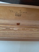 Mia Fiare trzy pozłacane srebrne 925 bransoletki 