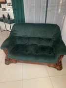 Sprzedam sofę butelkowa zieleń 