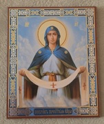 Ikona prawosławna Matka Boża POKROW.