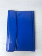 Poręczny Organizer na dokumenty z klapką na rzepę 17x11 cm / NIEBIESKI